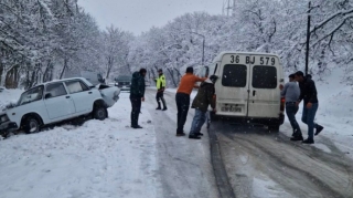 Qar Bakı–Şamaxı–Yevlax yolunda hərəkəti çətinləşdirib – FOTO - VİDEO 