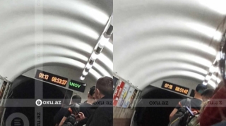 В бакинском метро пассажирам пришлось 20 минут дожидаться поезда? - ФОТО 