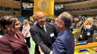 Prezident və xanımı BMT-nin mənzil-qərargahında – FOTOLAR - VİDEO 