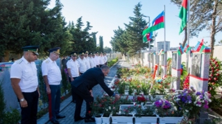 Vətən müharibəsində şəhid olan gömrükçünün xatirəsi anıldı - Video 