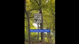 Очень странный дорожный знак обнаружили в США  - ВИДЕО