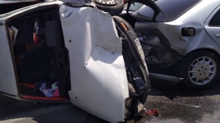 Zəncirvari qəzada 3 nəfər xəsarət aldı  - FOTO