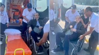 Ukraynada yaralanmış azərbaycanlı sürücü Vətənə qayıtdı   - FOTO