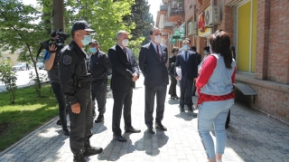 Gəncədə karantin rejimi qaydalarının icrasına ciddi nəzarət olunur - FOTO 