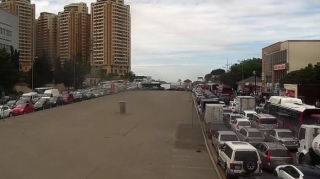 "Şamaxinka"da qəza baş verdi;  ərazidə tıxac yaranıb - FOTO 