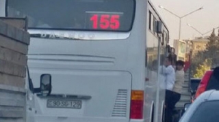 Xocəsəndəki marşrut avtobusunun vəziyyətindən vətəndaşlar NARAZIDIR – ŞİKAYƏT - FOTO 