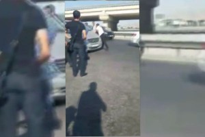 Taksi sürücüləri müştəri üstündə davaya çıxdılar - VİDEO