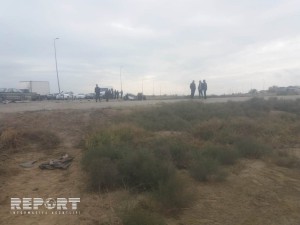 Mərmər yüklü TIR aşıb - FOTO