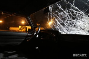 Abşeronda avtobusu qəza törətdi, 7 nəfər xəsarət aldı