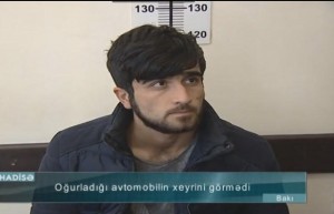 Maşın oğrusu saxlanıldı: "İçkili idim, maşını qoydum qaçdım" - FOTO+VİDEO
