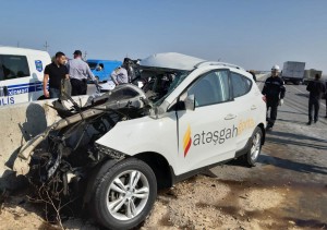 DİN "Atəşgah" sığorta şirkətinin avtomobilinin qəzaya düşməsi ilə bağlı məlumat yayıb