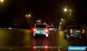 "Avtoşluğu" təzə öyrənən "Niva" sürücüsü - 99 NV 083 - VİDEO