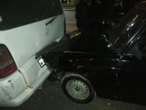 Gəncədə zəncirvari yol qəzası baş verib - FOTO