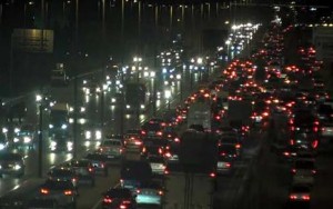 Bakıda güclü tıxac yaranıb