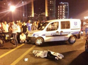 Bakıda maşın 25 yaşlı gənci vurub öldürdü