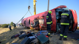 Macarıstanda avtobus qəzası - 12 ölü, 10-dan çox yaralı 