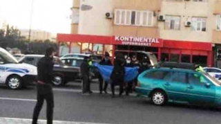 Bakıda piyada hadisə yerində KEÇİNDİ - FOTO 