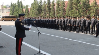 Gəncədə polis işçilərinin peşə bayramı qeyd edilib  - FOTO