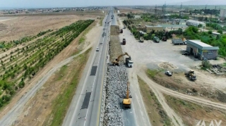 Bakı-Quba yolunda əsaslı təmir-bərpa işlərinə başlanılıb - FOTO - VİDEO 