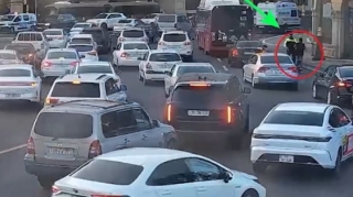 Дорожная полиция спасла скутериста от аварии - ВИДЕО 