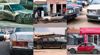 Afrika ölkələrində "Mercedes"lər - FOTO