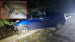 Gəncədə velosipedçini maşın vurdu - FOTOLAR 