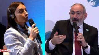 Leyla Abdullayevadan Paris Sülh Forumunda Paşinyana CAVAB   - VİDEO