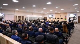 Ağır cinayətlərdə təqsirləndirilən erməniəsilli şəxslərin məhkəməsi davam etdirilib - FOTOLAR 