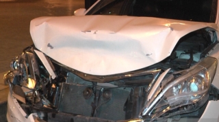 Bakının Neftçilər prospektində qəza zamanı bir nəfər xəsarət alıb - FOTO 