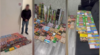 Bakıda 803 qutu pirotexniki vasitə aşkarlandı - VİDEO 