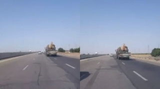 İran hökuməti ölkənin qərbinə ağır texnika və silahlar yeridir  - VİDEO