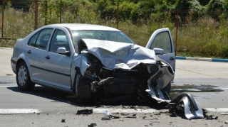 Şabranda yol qəzası olub, 3 nəfər yaralanıb 