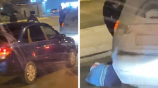 В России мужчина за полчаса дважды  попал под машину  - ВИДЕО