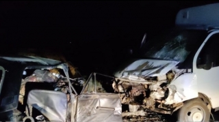 Qubada dəhşətli qəza; "Qazel" və "06" toqquşdu - 2 ölü, 4 yaralı var   - FOTO