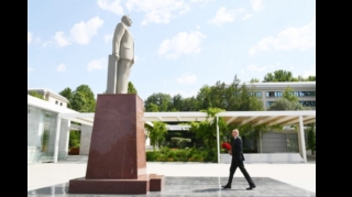 Prezident Mingəçevirdə səfərdədir 