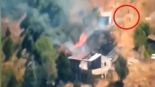 Ermənilər Laçını belə yandırır - Yeni VİDEO 