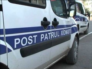 Polisin avtomobili qəzaya düşdü