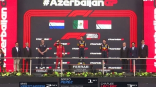 “Formula 1”:  Azərbaycan Qran-prisinin qalibləri mükafatlandırılıblar