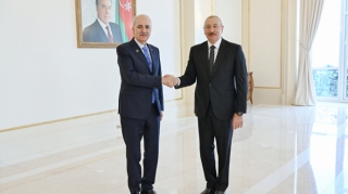 Prezident Numan Kurtulmuşu qəbul etdi - FOTOLAR 
