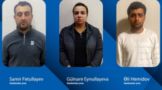 Bakıda saxta dollar satan dəstə üzvləri saxlanılıb  - VİDEO