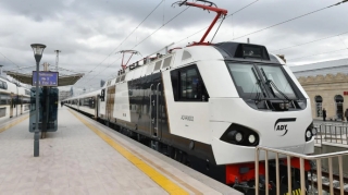 Bakıdan Tbilisiyə gedəcək qatar - FOTOLAR 