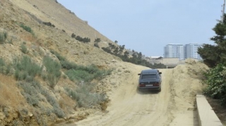 Badamdarda sürüşmənin qarşısını almaq üçün layihənin icrasına başlanılıb - FOTO 