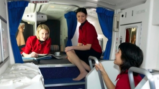 Pilot və stüardessaların istirahəti üçün xüsusi otaqlar  - FOTO
