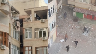 Bakıda yaşayış binasında güclü partlayış olub  - FOTO - VİDEO - YENİLƏNİB