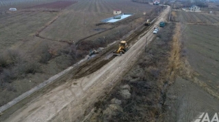 Qusarda 23 km uzunluğa malik avtomobil yolları əsaslı təmir olunur  - FOTO - VİDEO