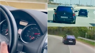 Sürətlə yarışan sürücü “TikTok” paylaşımları ilə özünü ifşa etdi -  77-FO-285    - VİDEO