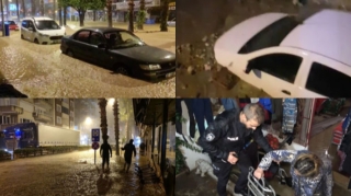 Antalyada körpülər dağılıb,avtomobilləri sel aparıb  - FOTO - VİDEO