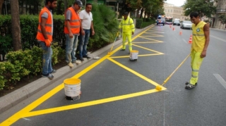 BNA Bakıda yol xəttlənməsinə 7 milyon manatdan çox vəsait xərcləyəcək 