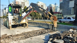 Bakıda “Qələbə dairəsi” istiqamətində hərəkətə məhdudiyyət ləğv edilib  - FOTO