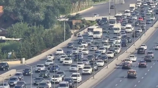 SÜRÜCÜLƏRİN NƏZƏRİNƏ:  Bu yollarda tıxac var